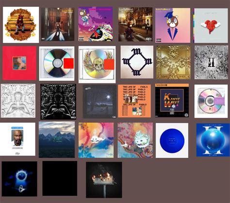 kanye west discography in order.